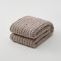 Super Soft Chunky Chenille Yarn Knit Throw Blanket