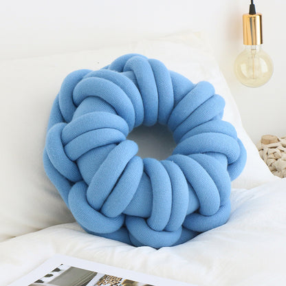 Unique Donut Knot Pillow Sofa Office Decorative Throw Pillow