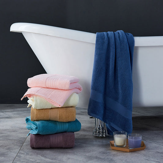 100% Cotton Large Bath Towel Lightweight and Highly Absorbent Quick Drying