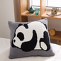 Cute Cartoon Panda Pattern Decorative Pillow Cover without Filler