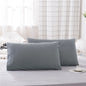 Autumn and Winter Sanding Thick Solid Color Envelope Pillowcases Set of 2