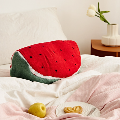 Fruit Watermelon Slice Shaped  Decorative Throw Pillow