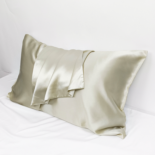 100% Pure Mulberry Silk Pillowcases Set of 2 22 Momme 6A High-Grade Fibers