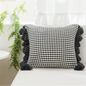 Nordic Style Light Luxury Decorative Knitted Pillow Cover with Tassel