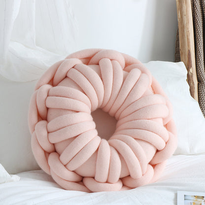 Unique Donut Knot Pillow Sofa Office Decorative Throw Pillow