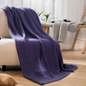 Fashion Simple Style 100% Cotton Knit Throw Blanket for Sofa Bed