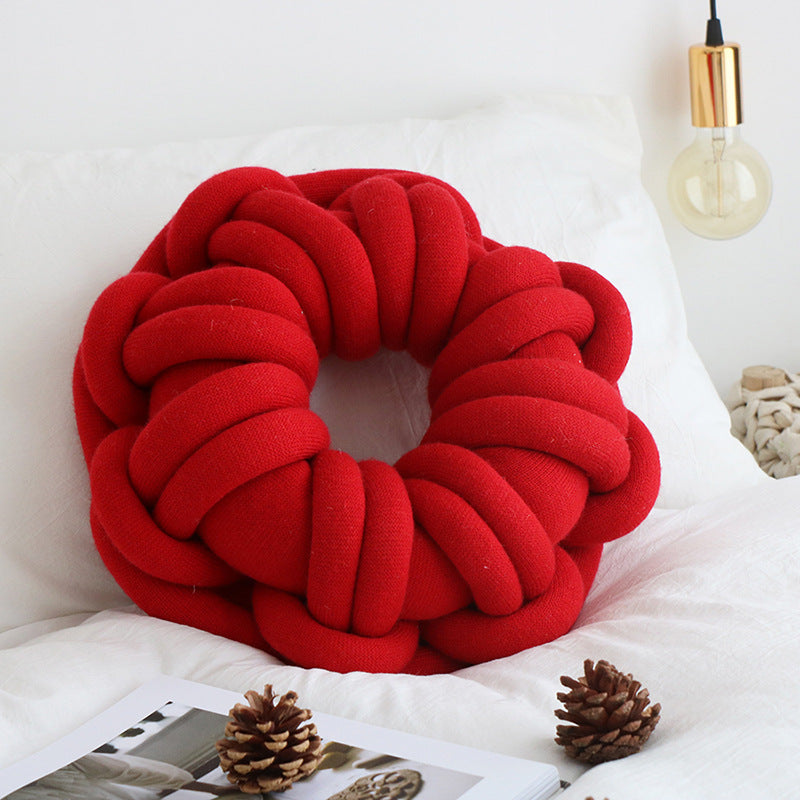 Unique Donut Knot Pillow Sofa Office Decorative Throw Pillow