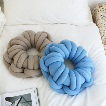 Unique Donut Knot Pillow Sofa Office Decorative Throw Pillow