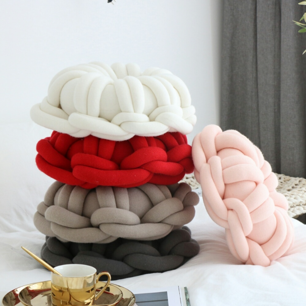 Unique Donut Knot Pillow Sofa Office Decorative Throw Pillow