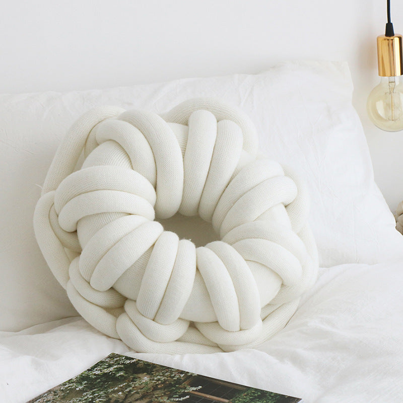 Unique Donut Knot Pillow Sofa Office Decorative Throw Pillow